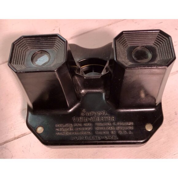 Antq  Sawyer's Retro View Master Black Viewer USA Portland OR 1950s Vtg toys - Picture 13 of 16